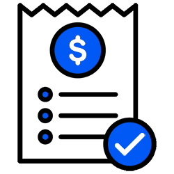 Icone ilustrativo Recibo de Prestação de Serviço