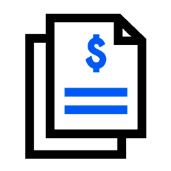 Icone ilustrativo Recibo Simples